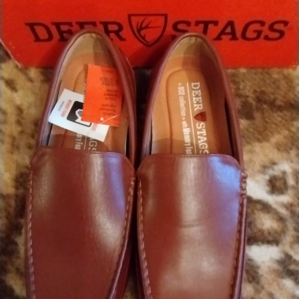 Deer Sags Vegan Comfort Driving Memory Foam Loafers Size 9 1/2 - Picture 2 of 8